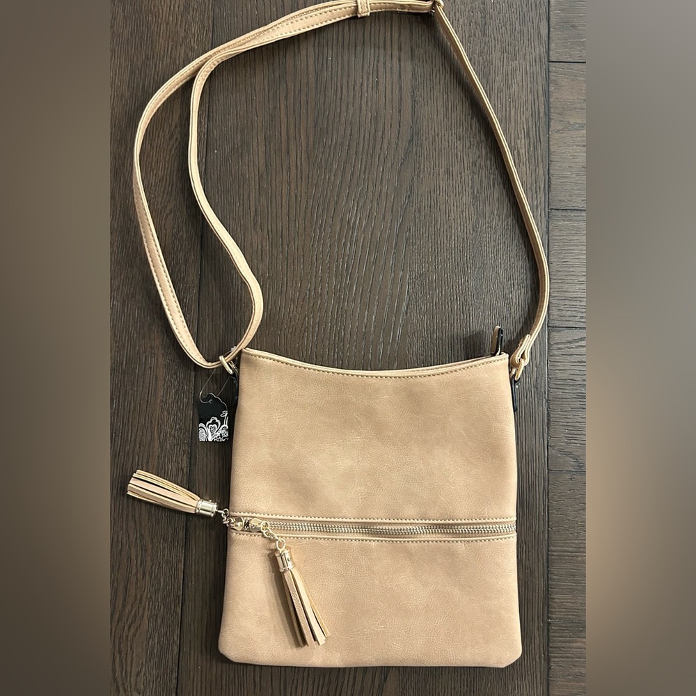 Tan Crossbody Bag